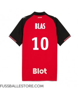 Günstige Stade Rennais Ludovic Blas #10 Heimtrikot 2025-26 Kurzarm